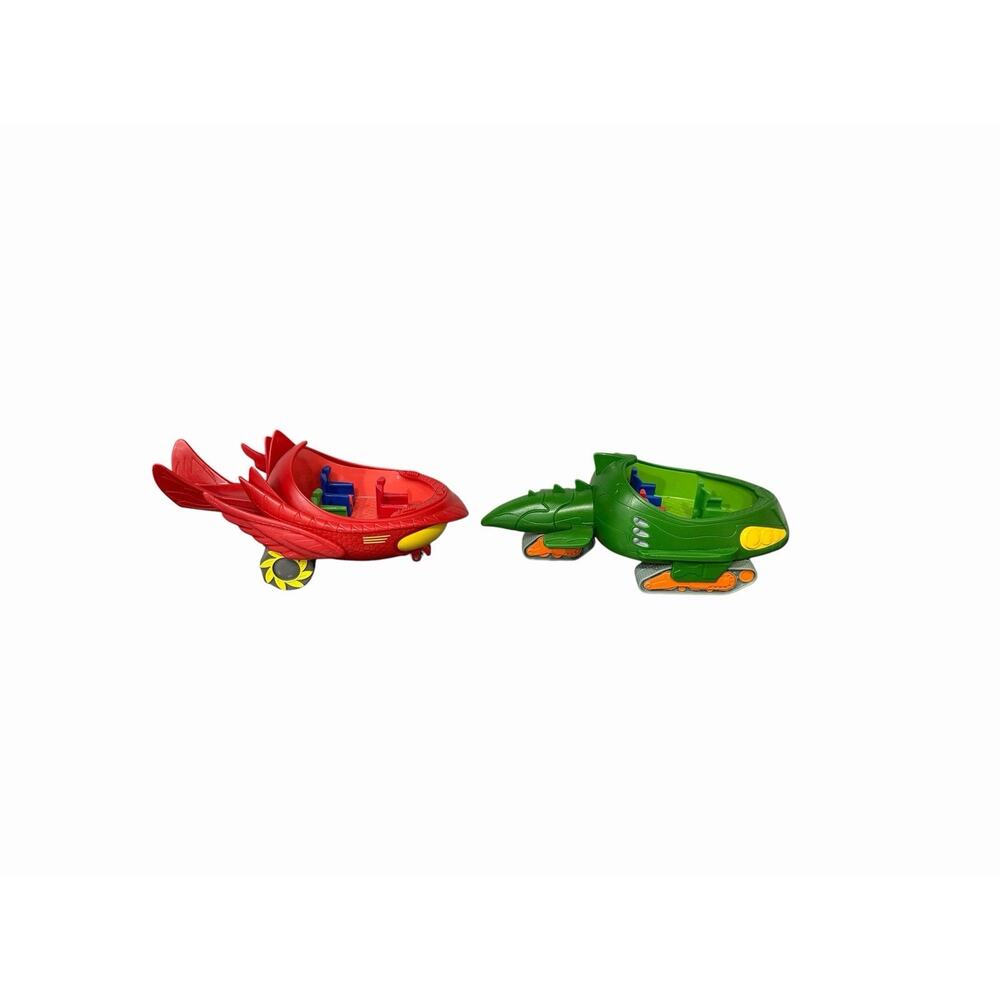 Disney Jr. PJ Masks Set Of 2 Vehicles Owl Glider & Gekko Mobile - Picture 3 of 10